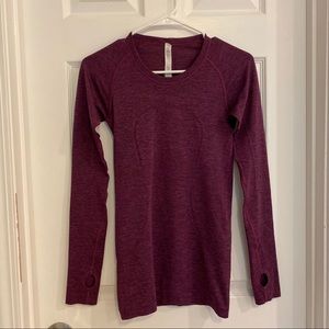 Lululemon Swiftly Long Sleeve Jewelled Magenta